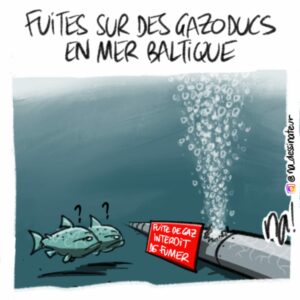 Fuites sur des gazoducs en mer baltique