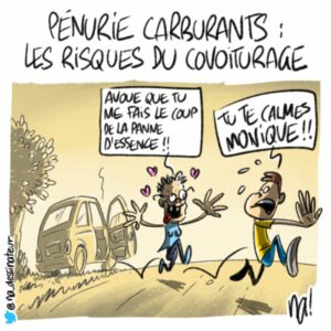 Pénurie de carburant, les risques du covoiturage