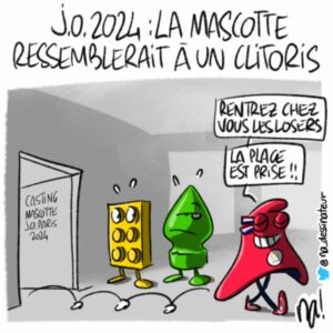 J.O. 2024 la mascotte ressemblerait à un clitoris