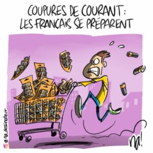 Coupures de courant, les Français se préparent