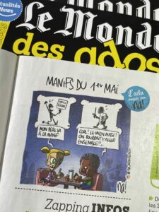 Dernier dessin pour « Le Monde des Ados »